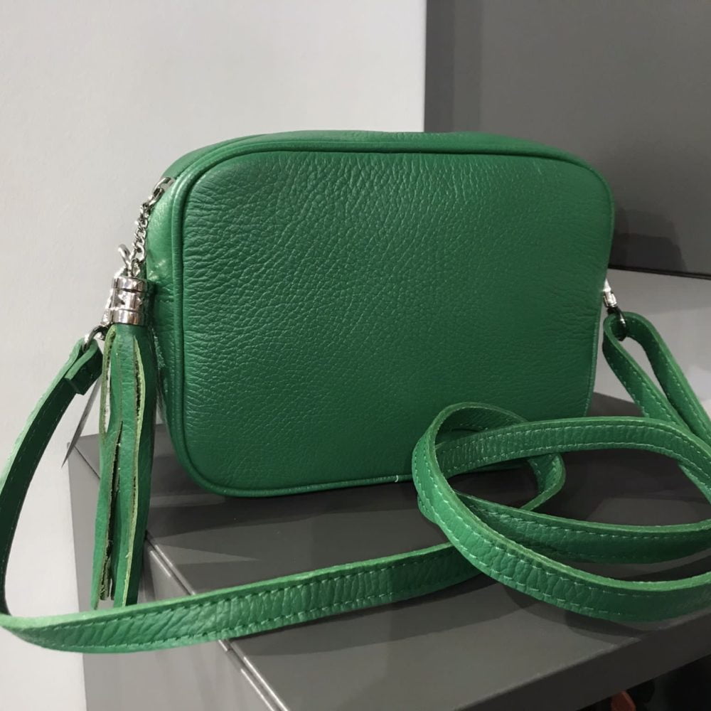 Real Leather Emerald Green Bag Limited Boutique